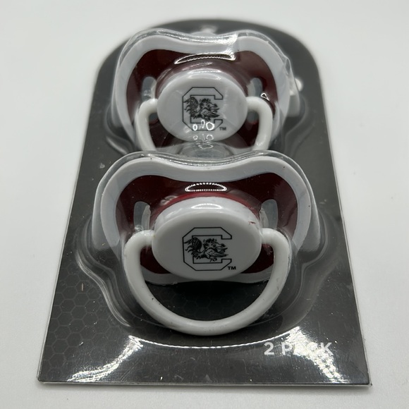 Sourh Carolina Gamecocks Baby Pacifiers - Picture 1 of 5